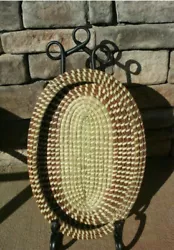 This is a Charleston Sweetgrass Moses Basket that is used for bread, rolls, pastry, and wedding decor. These are...