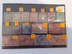 16 timbres france oblitérés avant 1900 lot.
