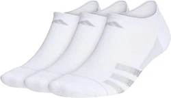 3 Pair of Adidas No Show Superlite Socks. Colors May Appear Differently on Computer Monitors Due to Brightness...