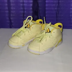 Yellow Jordan Kids Sneakers - Size 9C.