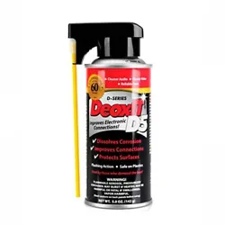 The D5S6 DeoxIT is an essential accessory every musician must have. Dispensing Type: Spray.