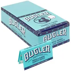 Bugler are popular because they are easy to roll, no need to gum, and slow to burn making your smoke last longer....