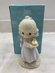 Precious Moments figurine May Your Birthday Be a Blessing. Excellent condition as shown with original box.