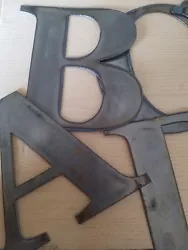 These letters do not have holes or hangers on them. Sold individually per letter.