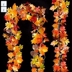Fall lights string is 7 colors, rich and colorful, which are suitable for the feeling of autumn changes. - Maple Leaves...
