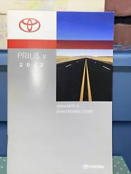 This 2017 Toyota Prius C Warranty and Maintenance Guide Owners Manual SUPPLEMENT is a must-have for any Prius C owner....
