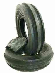 Two New 7.50-18 8Ply 3 Rib Tractor Tires with Tubes. Tread Pattern: 3 Rib.