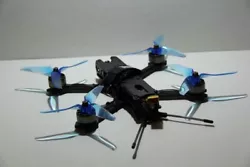 Carbon Fiber custom built Fpv racing drone,properly functions and works flawlessly.Drones included with upgraded...