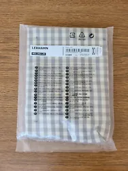 IKEA Lerhamn Chair Seat Cover (402.902.29). Features a stylish gray and off-white plaid pattern. Cover only. The chair...