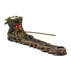 He will hold your stick incense and safely burn your cone incense. Tealight candle and incense stick in photo are not...