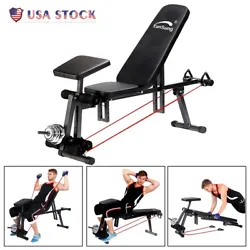 Maximum Load: 300kg / 660lbs. Workout Bench. Adjustable Weight Bench: This Exercise Bench Is Designed With 8 Back...