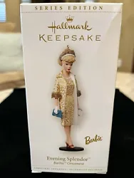 Hallmark Keepsake Ornament, “EVENING SPLENDOR” Barbie, 2006. Damage to box