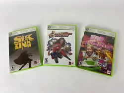 Sneak King, Big Bumpin’, Pocket Bike Racer. Includes Xbox and Xbox 360 versions. These were part of a mid-2000’s...