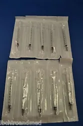 10ea -Tuberculin Syringe 1 mL(1 cc) Luer Slip Tip No Needle Sterile. You will receive 10 - 1 cc syringes. Scale...