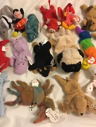 Beanie babies used, all have tags.