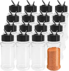 Usages:Our seasoning contaiers are perfect for storing dried spices,herbs,salts and powder,if you are a craft lover,you...