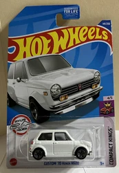 This 2022 Hot Wheels COMPACT KINGS 4/5 Custom 70 Honda N600 141/250 in white is the perfect addition to any diecast car...