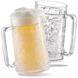 INSULATED WALLS FILLED WITH PROPRIETARY COOLING GEL work as a beer chiller when frozen. Keep your beverages ice cold...