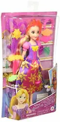 CUT AND STYLE RAPUNZEL: Kids can imagine theyre giving Disney Princess Rapunzel a new hair style with this toy, which...