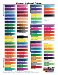 Apply darker Pearlescent & Iridescent Colors over a black base such as Createx Opaque Black or AutoBorne Sealer Black...