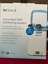 SoClean 2 CPAP Cleaner and Sanitizer Machine - SC1200. I paid $374.00 for this machine! Brand New in box with all...