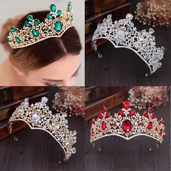 ♕ Add a magical touch to your big day by wearing this sparkling crown. ♕ Encrusted with stunning Austrian crystals...