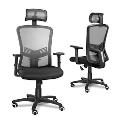 Ergonomic 360 Degree Swivel. The seat can be adjsuted at different height level. Adjustable headrest(1.2 in up and...