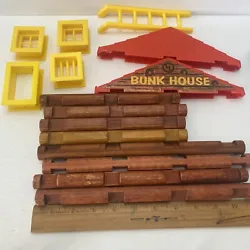lincoln logs bunk bed windows and ladder. Best offer excepted Free shipping First class shipping Q6/3