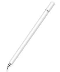 White Stylus Touch Pen. Stylus lets you type, tap, double-tap and scroll with ease and precision. Fits in your hand...