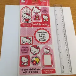 Hello Kitty stickers by Sandy Lion. 18pcs.. Condition is New. Shipped with USPS First Class Package. Adorable Hello...