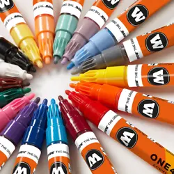 High opacity and UV resistant on almost any surface: TheMolotow ONE4ALL ™ marker is equipped with a2mm tip, and...