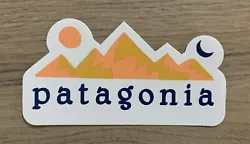 Patagonia Stores authentic orange mountain sticker! Sticker measurements: 3.5” x 1.75”Please reach out with any...