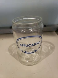 GRAFCO APPLICATORS VINTAGE GLASS MEDICAL APOTHECARY JAR DOCTORS OFFICE. Condition is Used. Shipped with USPS Priority...