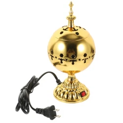 1PC Incense Burner Cone Coil Incense Burner Incense Ceramic Incense Burner. 1PC Buddhist Incense Holder Creative Copper...