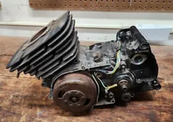 OEM 1974-75 KS125 2-Stroke Engine Motor Turns Over For Parts Or Rebuild.  The motor turns over, piston is NOT seized. I...
