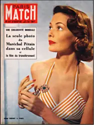 Paris Match n° 121 du 14 juillet 1951 - Gene Tierney (couv’), Famine aux Indes (4p), Van Gogh retrouve Arles (4p),...
