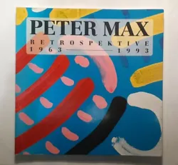 This beautiful book is in good+ condition with very crisp and clean pages. Hand signed by Peter Max. There is some...