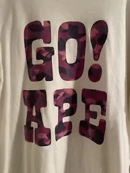 Bape Go Ape Long Sleeve XL T-shirt.