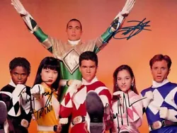 Jason David Frank Autographed Signed 8.5 X 11 Photo ( Power Rangers ) Tommy RP. I must repeat these are reprints...