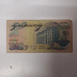 Billet de banque VIET NAM 1000 dong