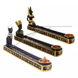 High quality material: incense holder made of durable resin, Egyptian style, beautiful and practical. Material: resin....