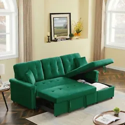 1 Reversible Sectional Sofa. It is a good choice for your uninvited guests and office. 【Perfect storage space】This...