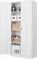 Most lockable cabinets do not have external handles, which can be a headache for your daily use. 【SUFFICIENT SPACE...