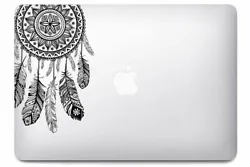 Autocollant dreamcatcher MacBook pariSticker. Magnifique autocollant Dreamcatcher pour personnaliser votre MacBook Pro...