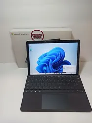 Lappareil Microsoft Surface Go 3 2-en-1 le plus portable, de couleur platine, doté dun écran tactile, est parfait...