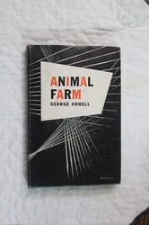 George Orwell,  Animal Farm, First American Printing, 1946.Hard cover with dust jacket and 1946 paperback. Both have...