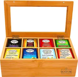 This tea bag box will make a great luxury tea gift for tea lovers. A classic way to display all your favorite tea. Be...