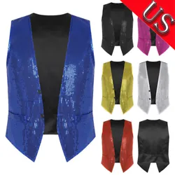 Set Include : 1x Waistcoat. You can wear this waistcoat pair with shirt, jeans, casual pants, suit pants for a fashion...