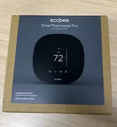 ecobee Smart Thermostat Pro 5th Generation With Voice Control EB-STATE5PB-01 Brand New Factory Sealed Ships Free