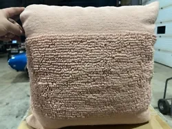 Project 62 Modern Tufted Square Throw Pillow Blush color, 16 x 16.